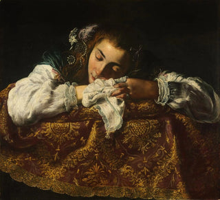 Fille endormie - Domenico Fetti