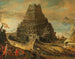 La Tour de Babel - Ecole flamande — näkymä teoksesta