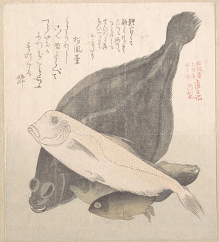 Flet et autres poissons - Kubo Shunman