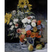 Maalauksen jäljennös Sekoitettuja kukkia saviruukussa - Pierre-Auguste Renoir