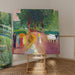 Maalauksen jäljennös Flirt dans le parc - Edvard Munch