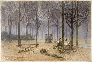 Flix Brard - Le square de la Mairie la place des Ecoles et la place du march.webp