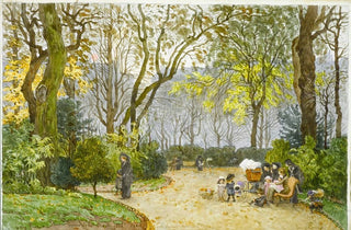Flix Brard - Le square de la mairie du XIVme arrondissement Les veuves.webp
