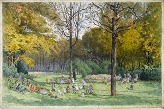 Flix Brard - Les petits au square de la Mairie du XIVme arrondissement.webp
