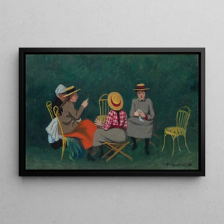Flix Vallotton - Fillettes au Bois de Boulogne ou Le Jardin.webp