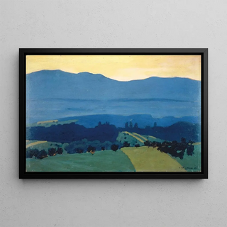 Flix Vallotton - Landscape in the Jura Mountains near Romanel.webp