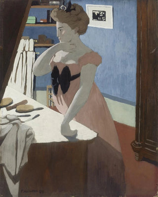 Misia saippuavahtansa kanssa - Félix Vallotton — näkymä teoksesta