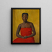 Portrait de femme drapée de rouge - Félix Vallotton — kehystetty taideteos seinällä
