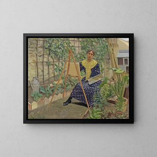 Flix Vallotton - Young Girl Painting.webp