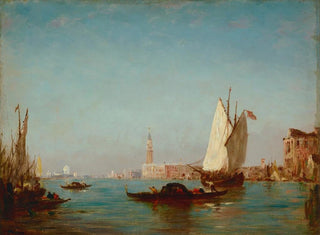 Bassin de Saint-Marc - Félix Ziem — näkymä teoksesta