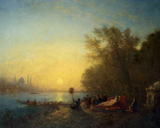 Flix Ziem - Constantinople Le Repos De La Sultane.webp