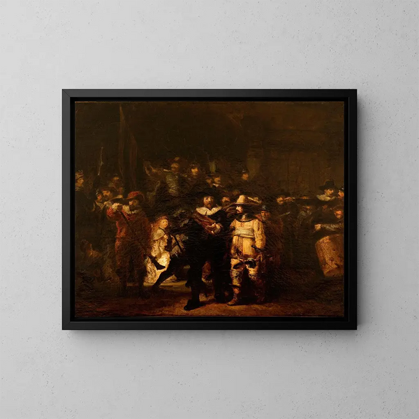 La Ronde de nuit - Félix Ziem — kehystetty taideteos seinällä