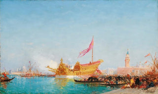 Flix Ziem - Le Bucentaure Vu Du Quai Des Esclavons Venise.webp