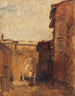 Une rue à Florence - Félix Ziem — näkymä teoksesta