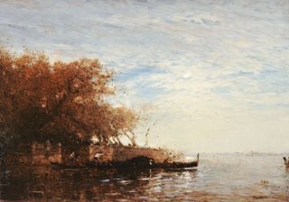 Flix Ziem - Venise Le Jardin Franais Au Clair De Lune.webp