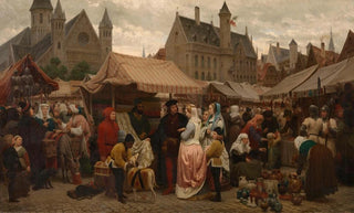 Flix de Vigne - Fair in Ghent in the Middle Ages.webp