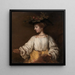 Flora - Rembrandt van Rijn — kehystetty taideteos seinällä