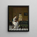 Muusikko - Florent Willems — kehystetty taideteos seinällä