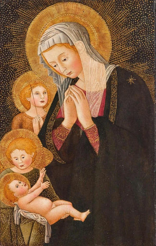 Florentine School - The Madonna and Child with Angels.webp