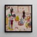 Studio-illasta - Florine Stettheimer — kehystetty taideteos seinällä