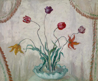 Florine Stettheimer - Bowl of Tulips.webp