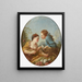 Les Oiseaux Nicheurs The Bird Nesters - École de François Boucher — kehystetty taideteos seinällä