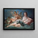 Venus-maalaus - François Boucherin koulu — kehystetty taideteos seinällä