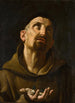 Guido Reni koulun Saint Didacus d'Alcalá -ruusuorkkainen — näkymä teoksesta
