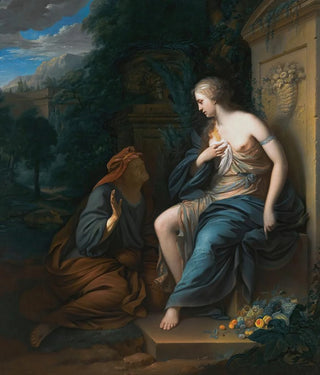 Follower of Adriaen van der Werff - Vertumnus And Pomona.webp