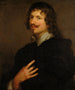 Portrait d'Adriaen Hanneman - École d'Antoine van Dyck — näkymä teoksesta