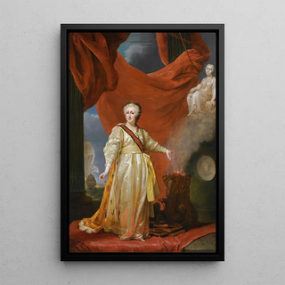 Follower of Dmitry Grigorievich Levitsky - Portrait Of Catherine The Great As Legislator In The Temple Of The Goddess Of Justice.webp