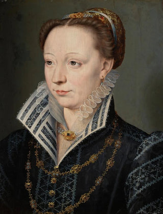Follower of Franois Clouet - Portrait of Claude Catherine de ClermontTonnerre Duchess of Retz 15431603.webp