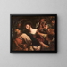 La Trahison du Christ - Ecole de Guercino — kehystetty taideteos seinällä