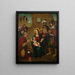 Adoration des Mages - École de Juan de Borgoña — kehystetty taideteos seinällä