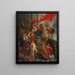 Vierge à l'Enfant avec des saints - École de Peter Paul Rubens — kehystetty taideteos seinällä