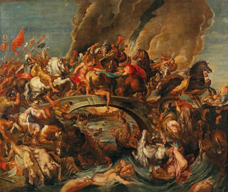 La Bataille des Amazones - Ecole de Peter Paul Rubens — näkymä teoksesta