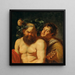Maalauksen jäljennös Le Silène ivre avec un satyre - Suiveur de Pierre Paul Rubens