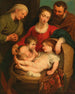 La Sainte Famille avec sainte Élisabeth et l'enfant saint Jean - École de Peter Paul Rubens — näkymä teoksesta