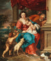 La Sainte Famille avec l'enfant saint Jean-Baptiste - École de Peter Paul Rubens — näkymä teoksesta