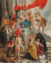 La Vierge et l'Enfant adorés par les saints - École de Peter Paul Rubens — näkymä teoksesta