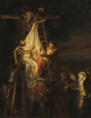 Follower of Rembrandt van Rijn - The Descent from the Cross.webp