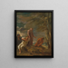Les Philosophes - École de Salvator Rosa — kehystetty taideteos seinällä