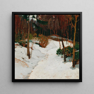 Forêt d'hiver - Alfred Poell