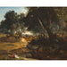 Maalauksen jäljennös Fontainebleau'n metsästä Jean-Baptiste-Camille Corotilta