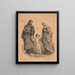 La Sainte Famille de Nazareth - François Pustet — kehystetty taideteos seinällä