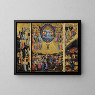 Le Jugement dernier - Fra Angelico — kehystetty taideteos seinällä