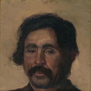 Fragment d'étude de tête d'un gitan - Ladislav Mednynszky