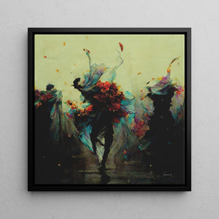 Tableau abstrait - Valse de Pétales