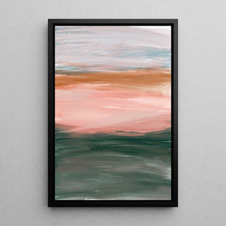 Tableau Abstrait – Horizon Brumeux