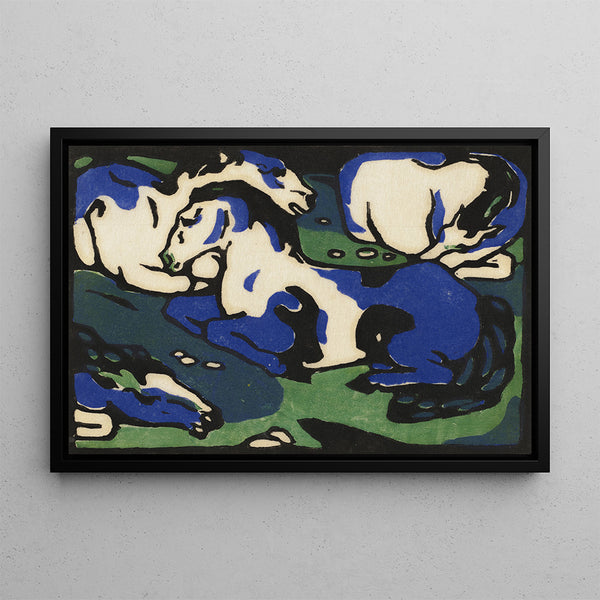 Franz Marc | Hevoset levossa - Taidetuloste
